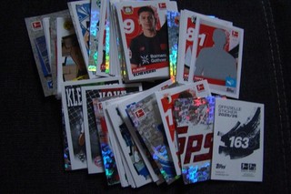 20X STICKER ZUM AUSSUCHEN FUSSBALL BUNDESLIGA 2025/26