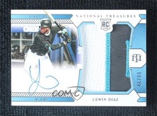 2021 National Treasures Rookie Material Signatures 46/99 Lewin Diaz Auto 7rd