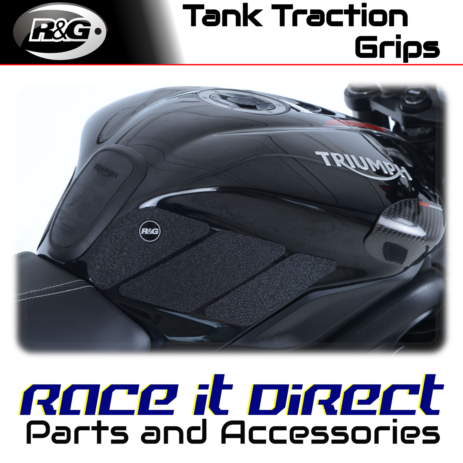 R&G - EZRG801BL - Tank Traction Grips
