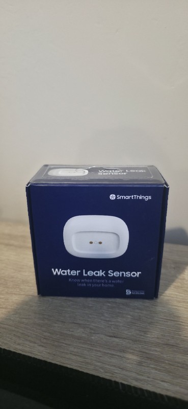 SamsungWater Leak Sensor - SmartThings Zigbee - Reliable Alarm for Water Leakage