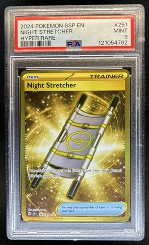 2024 Pokemon Surging Sparks Night Stretcher Hyper Rare #251/191 PSA 9