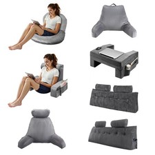 Reading Pillow Large/Standard/King/Queen Size/Backrest Support/Lap Desk Pillow