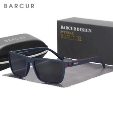 BARCUR TR90 Polarized Sunglasses Men Women Lightweight Sports UV Protection