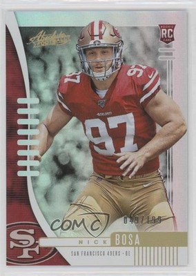 2019 Panini Absolute Rookie Spectrum 40/199 Nick Bosa #131 Rookie RC 0ad