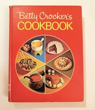 Betty Crocker's Cookbook Red Pie Cover 1974 Hardcover 24th Printing Acceptable