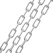 Proof Coil Chain, 3/16" x 250', 1100 lbs Safe Working Load, Zinc Plated Pr