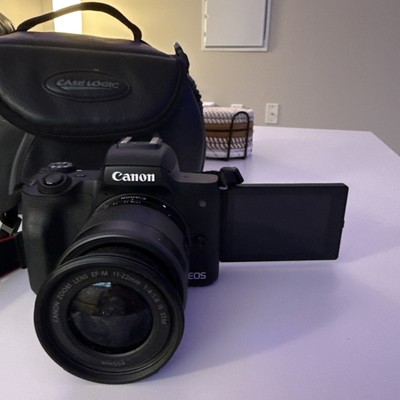 Canon M50 Mark ii Kit, 11-22mm Lens, Rode Videomicro 