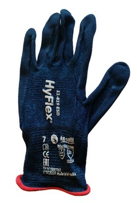 Ansell HyFlex 11-819 ESD1, Gr.7,  Mechaniker , 1 Paar, Schutzhandschuhe