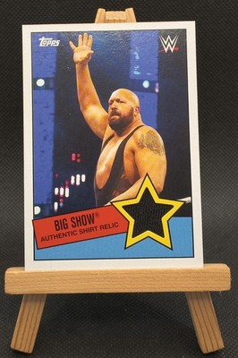 2015 Topps WWE Big Show Authentic Event-Used Shirt Relic