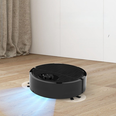 Robot Vacuum Cleaner with Mop Pad and Dustbin 3 in 1 USB Charging for Home