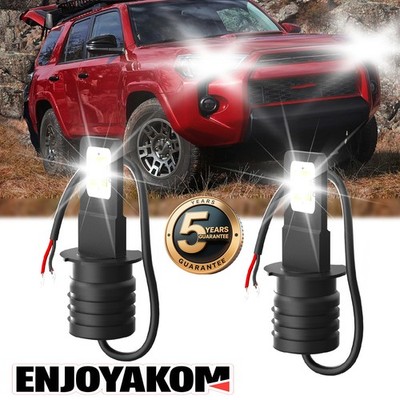 For Toyota 4Runner 1999-2002 LED Fog Light Bulb Conversion Kit High Power 6000K