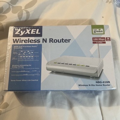 ZyXEL NBG-416N Wireless N Router 150 Mbps 2.4 GHz - New