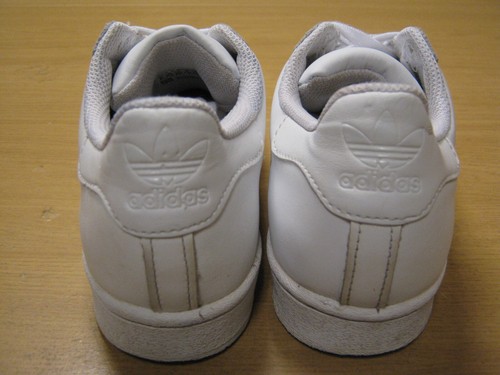 ladies white adidas superstar trainers size 5 1/2 - Picture 4 of 5