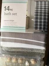 VCNY Home Carson Stripe 14-piece Bath Set