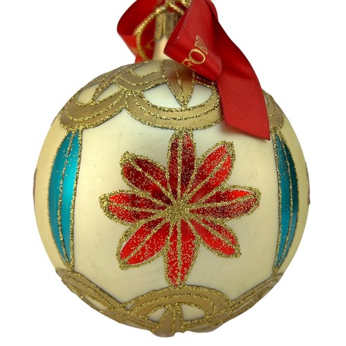 Waterford Crystal Holiday Heirlooms 2001 2002 Ball 4" New Year's Ornament - Picture 7 of 10