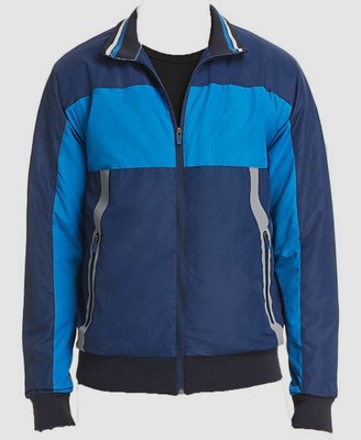 Download $249 Superdry Men's Blue Colorblock Full Zip Mock Collar ...