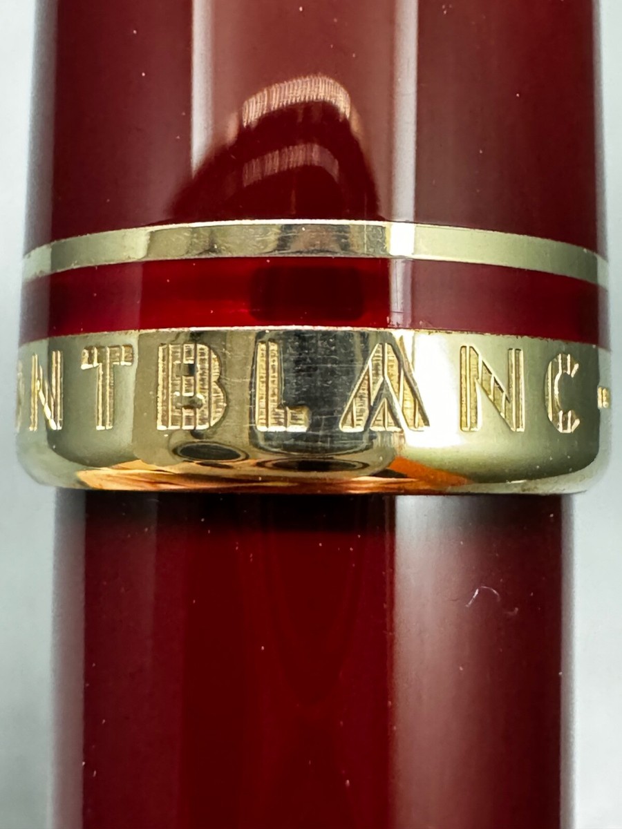 MONTBLANC GENERATION Burgundy Bordeaux GT Vintage Fountain Pen 14K