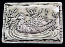 Duck Waterfowl Bird Vintage Belt Buckle