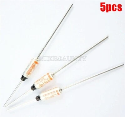 MARKENLOS 5Pcs Nec Microtemp Thermal Fuse 142℃ Tf Cutoff 15A 250V SF139E Ic New gb