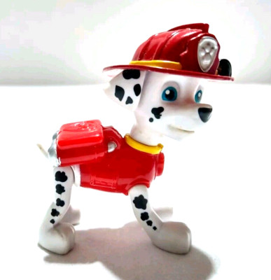 Paw Patrol Marshall 2.75'' Action Figure Pup Posable Firefighter Toy Dalmatian