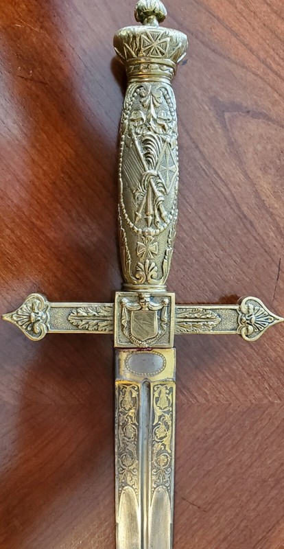 18-19th Century Presentation Hunting Sword:  Saber, Napoleonic (circa 1790-1825)