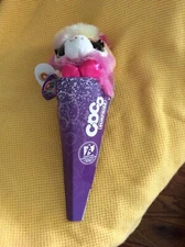 NEW COCO Surprise Cone, Goldie the Llama Plush Stuffed Animal, by Zuru