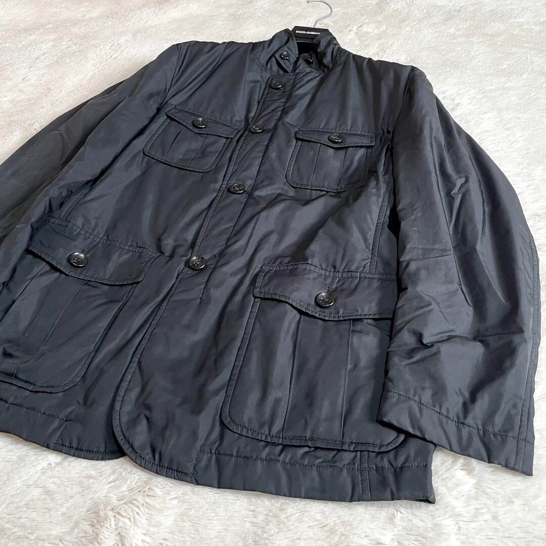 春用 　BURBERRY LONDON　ジャケット　短丈　黒　48号　XXL Burberry LONDON Nylon jacket Short coat Size-M color black Mens