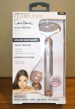 Finishing Touch Flawless Contour Facial Roller  Massager Micro Vibrating Quartz