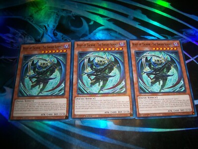 3x Beast of Talwar - The Sword Summit 1st Edition Common SUDA-EN087 Yu-Gi-Oh!