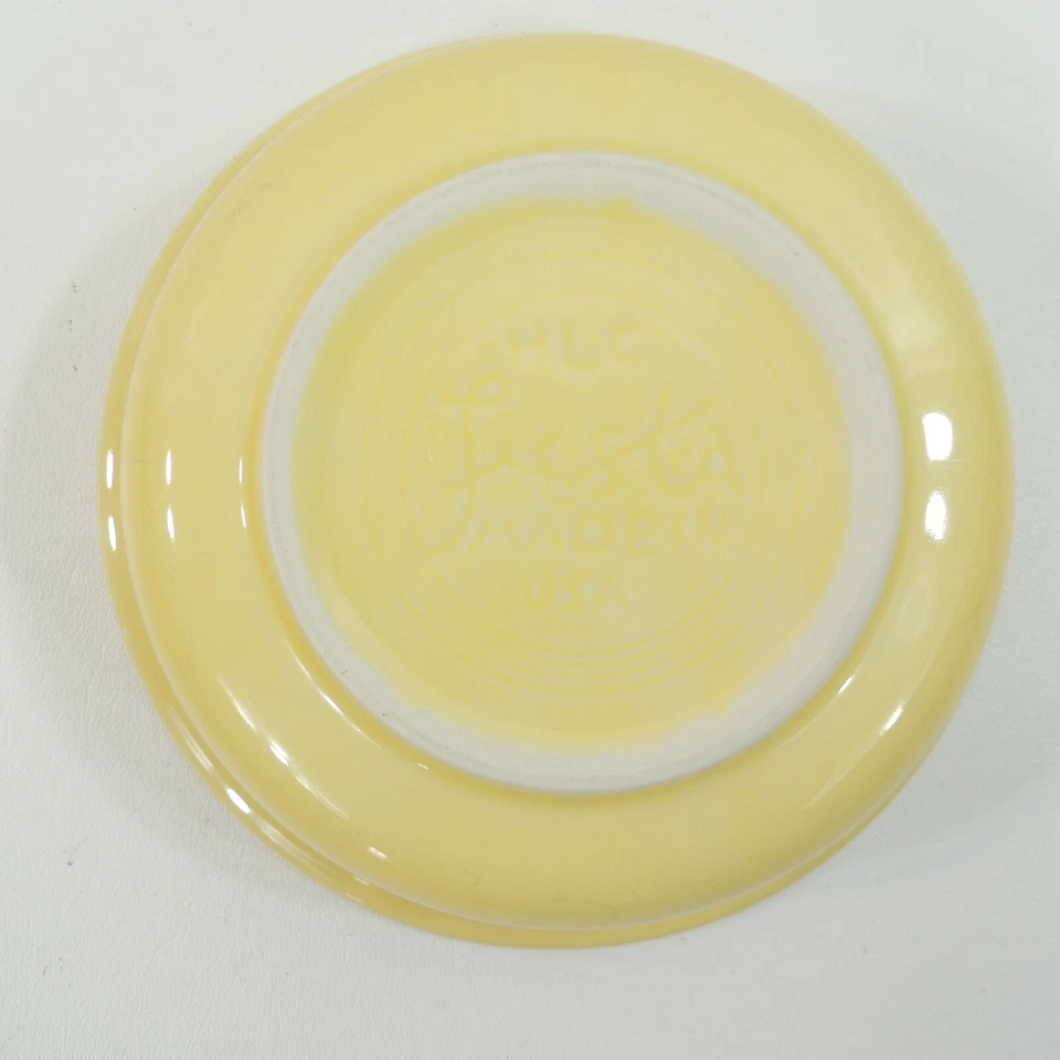 Суп/зерновая чаша FIESTA от Homer Laughlin бледно-желтая купе 6 7/8 дюйма x 1 7/8 дюйма - Изображение 3 из 4
