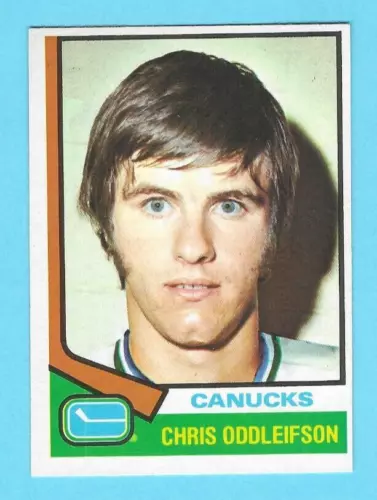 1974-75 OPC 108 Chris Oddleifson Vancouver Canucks! ROOKIE! MINT!  *SET BREAK*