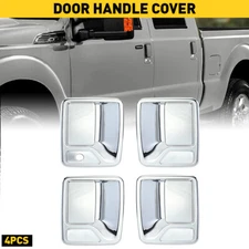 Chrome 4 Door Handle Cover For 1999-2016 Ford F-250 F-350 F-450 F-550 SUPER DUTY