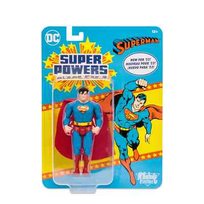 DC Mcfarlane Retro Super Powers Superman Actionfigur