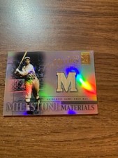 2002 Topps Tribute Eddie Collins Milestone Materials Bat