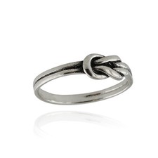 Infinity Knot Ring - 925 Sterling Silver - Sizes 5-9 Forever Love Infinite