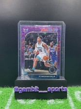 PJ WASHINGTON 2019-20 NBA Hoops Premium Stock #209 Purple Disco Prizm Rookie RC