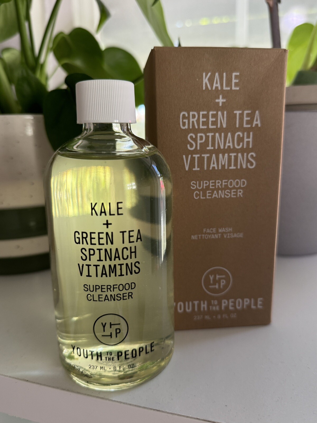 Youth To The People Kale + Great Tea Spinach Vitamins Cleanser 8 Oz. As