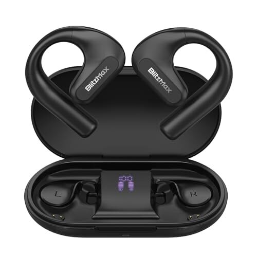 Open Ear Headphones with Noise Cancellation, Comfort Design, Enhanced Bass, True Call Clarity-image