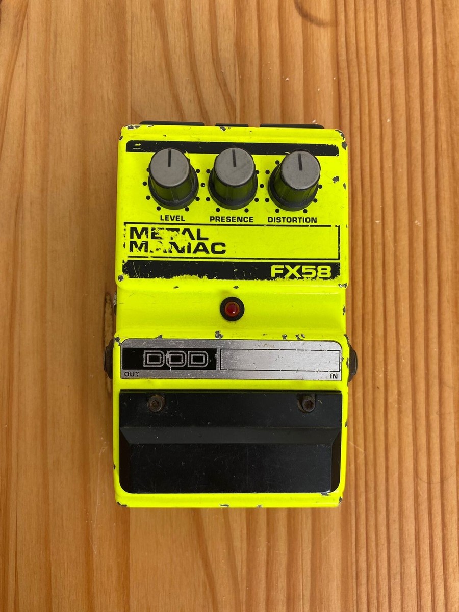 Vintage DOD FX58 Metal Maniac Distortion Guitar Effect Pedal