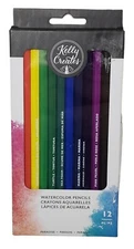 Art Set Watercolor Pencils Kelly Creates 12 Pc Set American Crafts Paradise NEW
