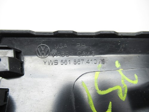 2012-2019 Volkswagen Passat Front Right Door Panel Molding Bezel 561867410 OEM - Picture 3 of 6