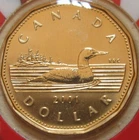 2001 Canada Loonie — photo from another recent sale