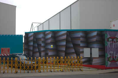 Foto 12x8 Kunstwerk rund um den Tideway Tunnel Schacht Werke Bermondsey c2020
