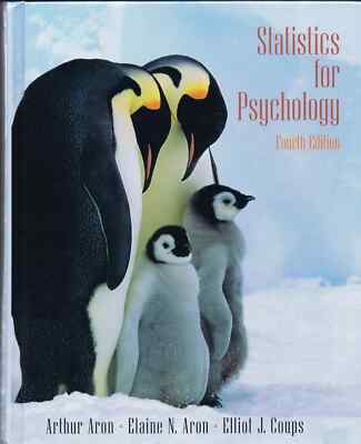 Statistics for Psychology by Arthur Aron - Statistik für Psychologie Lehrbuch