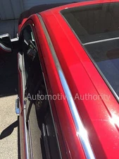 For 2021-2026 FORD F-150 CHROME ROOF TOP TRIM MOLDING KIT