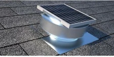 Solar Powered Roof Mounted Exhaust Attic Fan Active Ventilation Vent RBSF-8