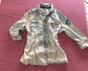 Camicia denim jeans Zara lavaggio chiaro donna | eBay