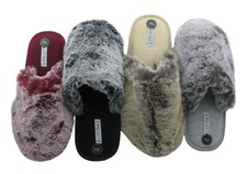 Ellen Tracy Women's Plush Fluffy Memory Foam Comfortable Luxurious House Slipper