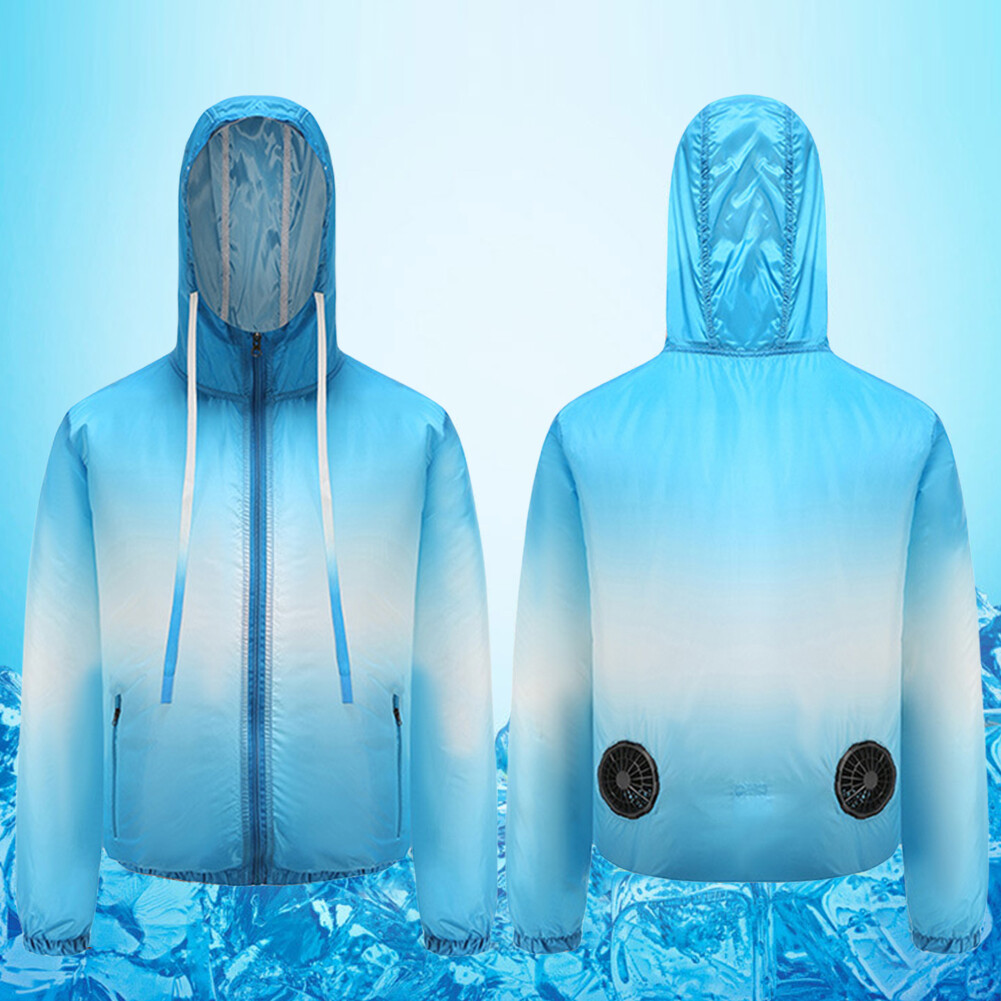 Summer Fan Clothes 3 Gears Electric Fan Cooling Coat for High Temperature Work-image