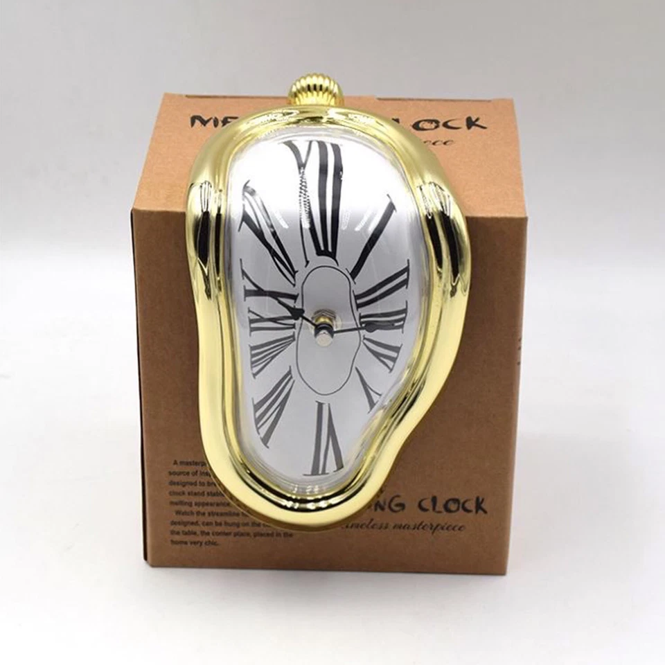 Salvador Dalí Reloj de Fusión de Escritorio/Estante - Reloj Silencioso y Completamente Funcional Foto 4 de 4